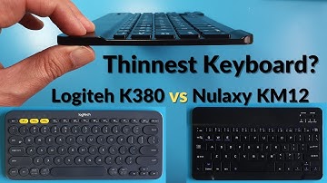 Logitech K380 vs Nulaxy KM12 - Still the best portable Bluetooth keyboards in 2021