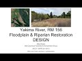 Yakima river rm 156 riparian restoration design