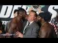 WAR! DEONTAY WILDER VS. BERMANE STIVERNE 2 FULL WEIGH IN & FACE OFF VIDEO