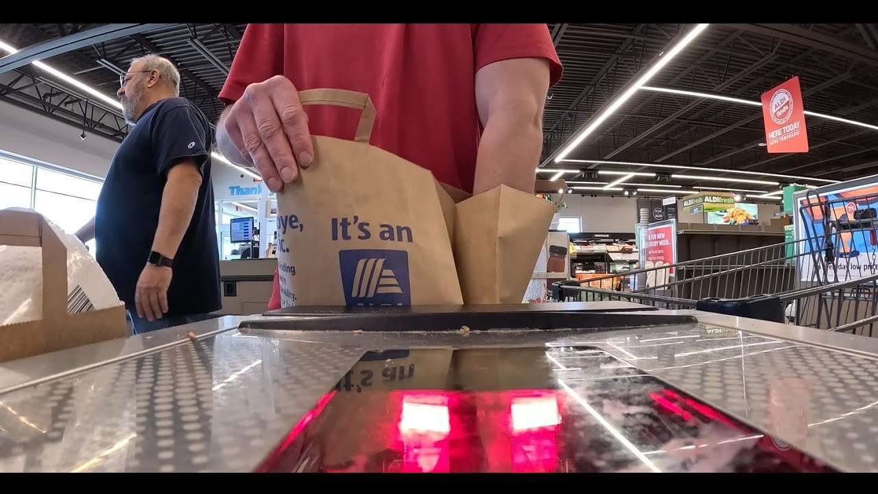 ALDI Grocery Store Checkout ASMR