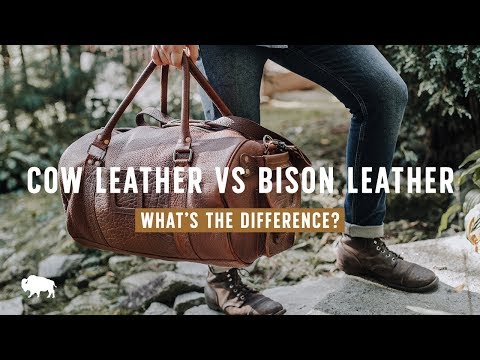 Cow Leather VS Bison Leather - What&rsquo;s the difference?