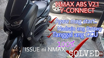 NMAX VERSION 2 LOWBAT DAHIL SA Y-CONNECT ISSUE 100% SOLVED