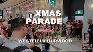 Santa Parade at Westfield Burwood #hulahoop  #xmas #parade