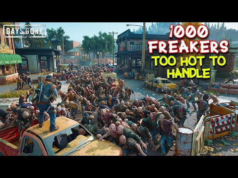 DAYS GONE  - 1000 Freakers in Sherman's Camp (999 Horde Everywhere Mod) PC