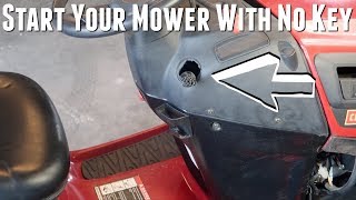 How To Hotwire / Crank Your Lawn Mower Without A Key