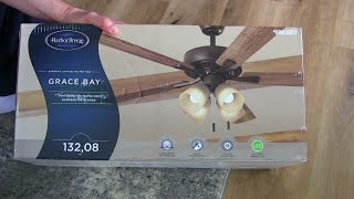 Removing Old Fan & Installing Harbor Breeze Grace Bay Ceiling Fan Step By Step