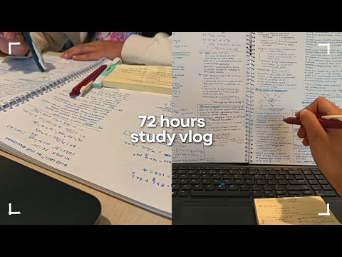 72 Hours of same life just with a new semester 🗒️☁ study vlog