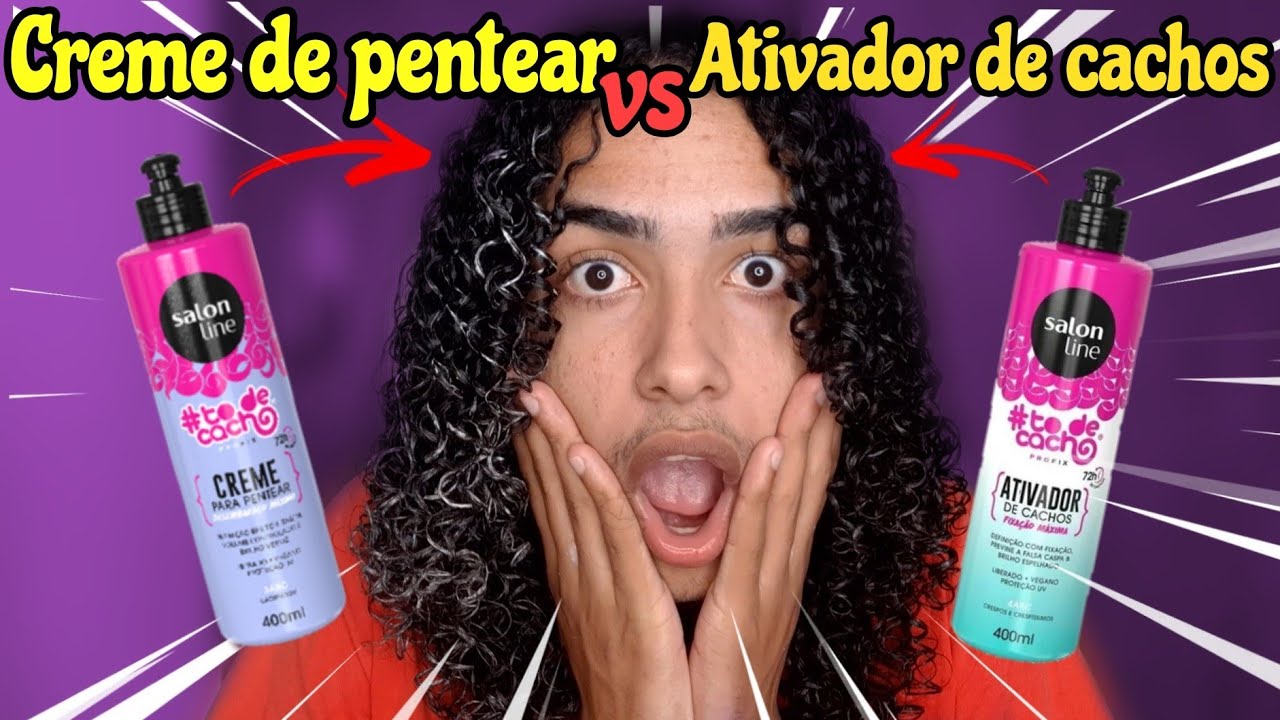 Profix Salon Line Creme De Pentear X Ativador De Cachos Qual O Melhor Ryan Silva Youtube