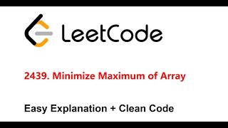 Celebrity 2439. Minimize Maximum of Array || Binary Search Wealth