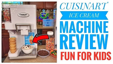Cuisinart Mix It In Soft Serve Ice Cream Maker ICE-45P1 Review   Great For Kids!!!!!