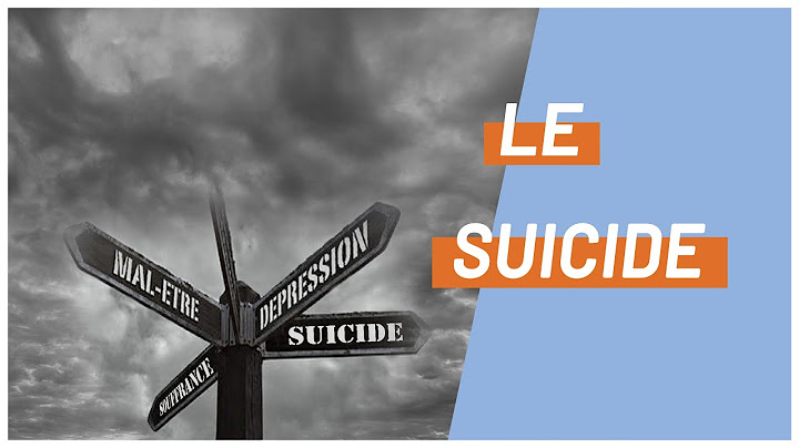 Le suicide