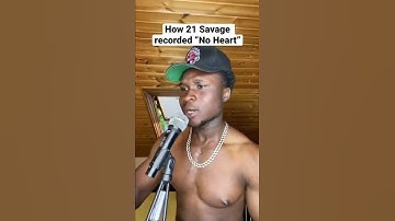 Thumbnail of How 21 Savage recorded “No Heart” ❌❤️