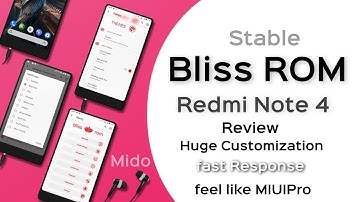 Stable Bliss v12.5 official for Redmi Note 4 (Mido) Review - Android R Screen Recorder and more