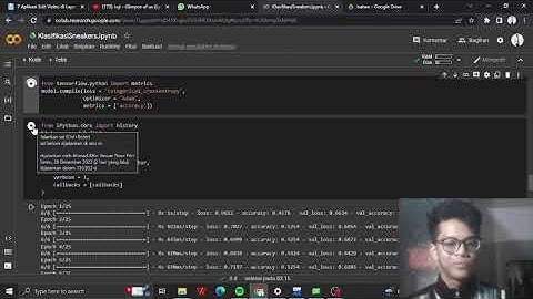 KLASIFIKASI SEPATU SNIKER MENGGUNAKAN GOOGLE COLAB DENGAAN ALGORITMA NEURALNETWORK