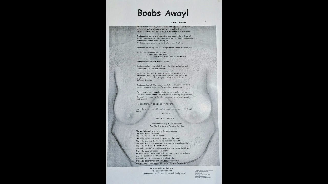 Boobs Away! revisited -- then and now "the dairy industry can go have a cow" -- #poetry #amreading #LGBTQ #govegan
