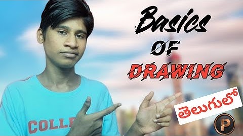 Basics of drawing for beginners in telugu || by prudhvi art world || easy drawing tutorials||