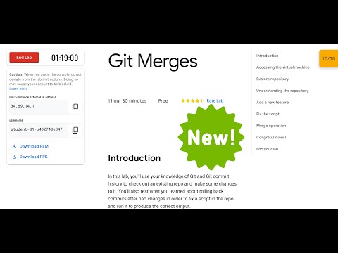 [NEW2023] Git Merges || #qwiklabs || #coursera  ||  [With Explanation🗣️]