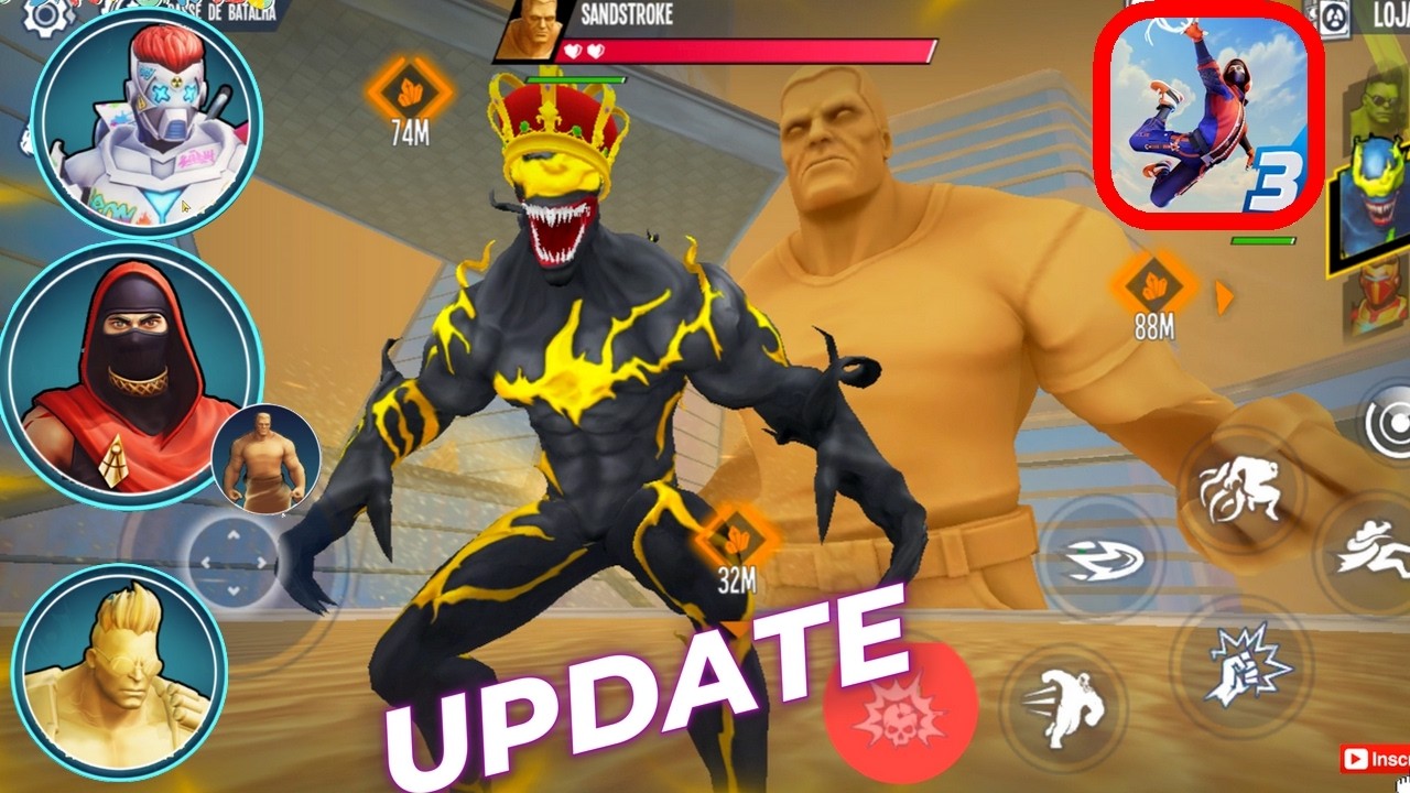 🔴NOVO BOSS HOMEM DE AREIA🔴NOVAS SKINS🔴Spider Fighting 3🔴UPDATE, JOGO DE SIMULADOR DE HOMEM ARANHA