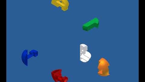 Sphere Puzzle assembly animation for 3D printed parts.