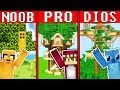 MINECRAFT NOOB VS PRO VS HACKER: BASE EN EL ARBOL MINECRAFT 😱😨 BUILD TUBERS