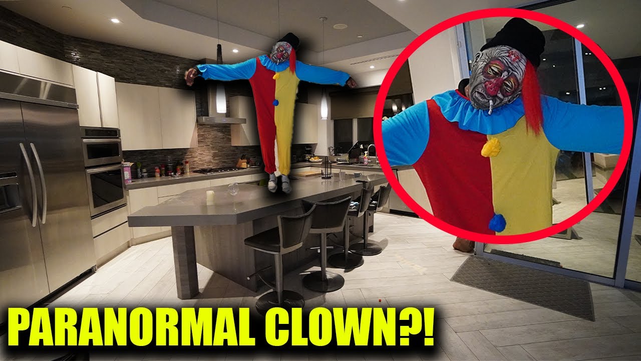 WE FOUND THE CLOWN GHOST THAT HAUNTS STROMEDYS HOUSE!! (HE PUT A CURSE ON US)