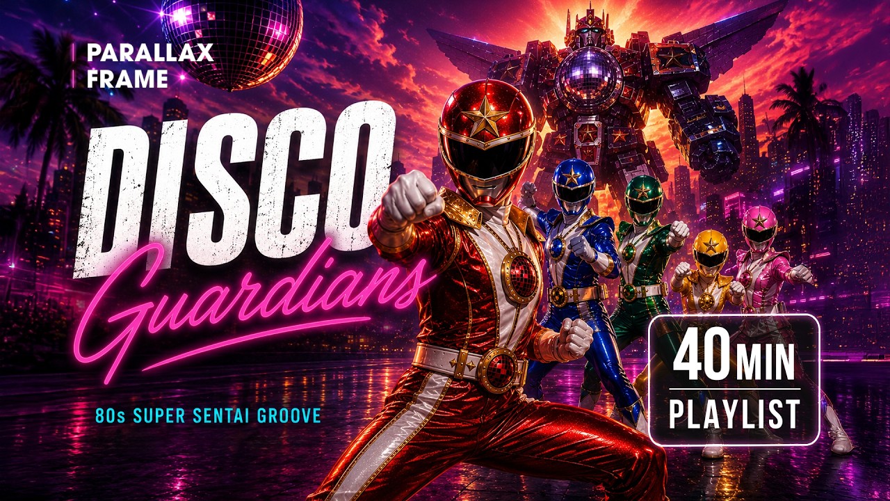 40Min Playlist] 80s Super Sentai Disco Funk & Synth Funk | Retro