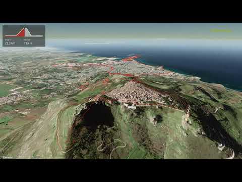 Itinéraire pour visiter Trapani ( France ) en vidéo 3D