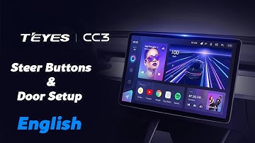 Teyes CC3 Steer Buttons & Door Control Settings Vauxhall Astra J