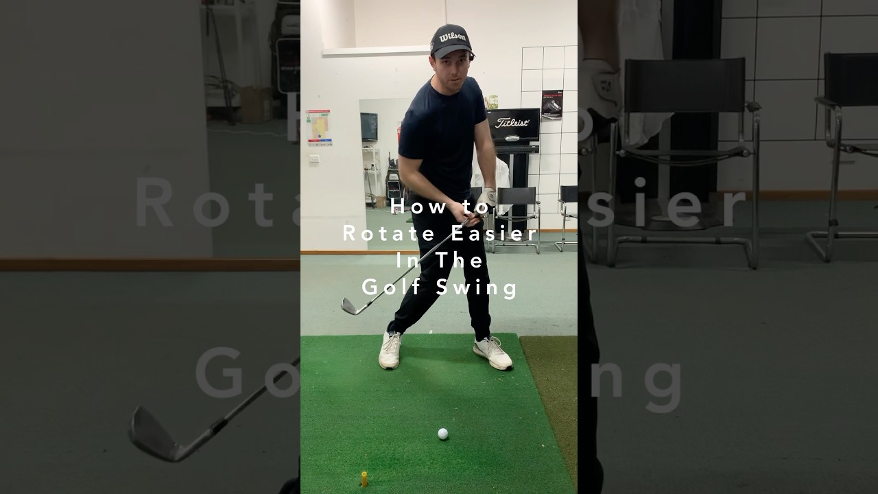 How to rotate in the golf swing easier 