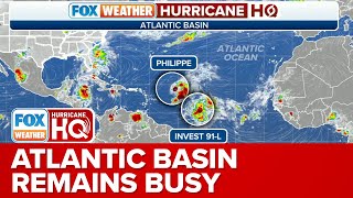 Invest 91L To Become Tropical Depression Soon As Tropical Storm Philippe Continues In Atlantic