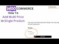 How to Add Multiple Prices in One WooCommerce Product | Step-by-Step Guide (2025)