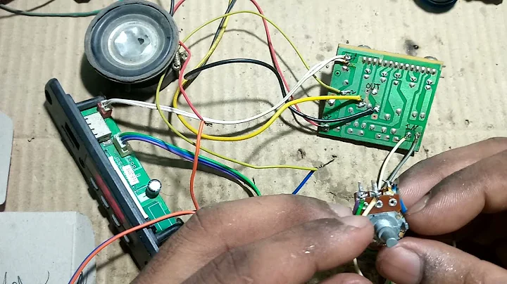 4440 Single ic amplifier board potentiometer wiring