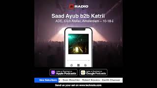 #Techno DJ Mix Set by Saad Ayub b2b Katrii – ADE, Club Atelier, Amsterdam – 10-18-2023
