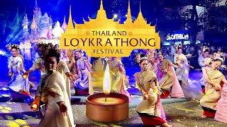 LOY KRATHONG FESTIVAL or Festival of Light in Chiang Mai / Thailand Travel Vlog