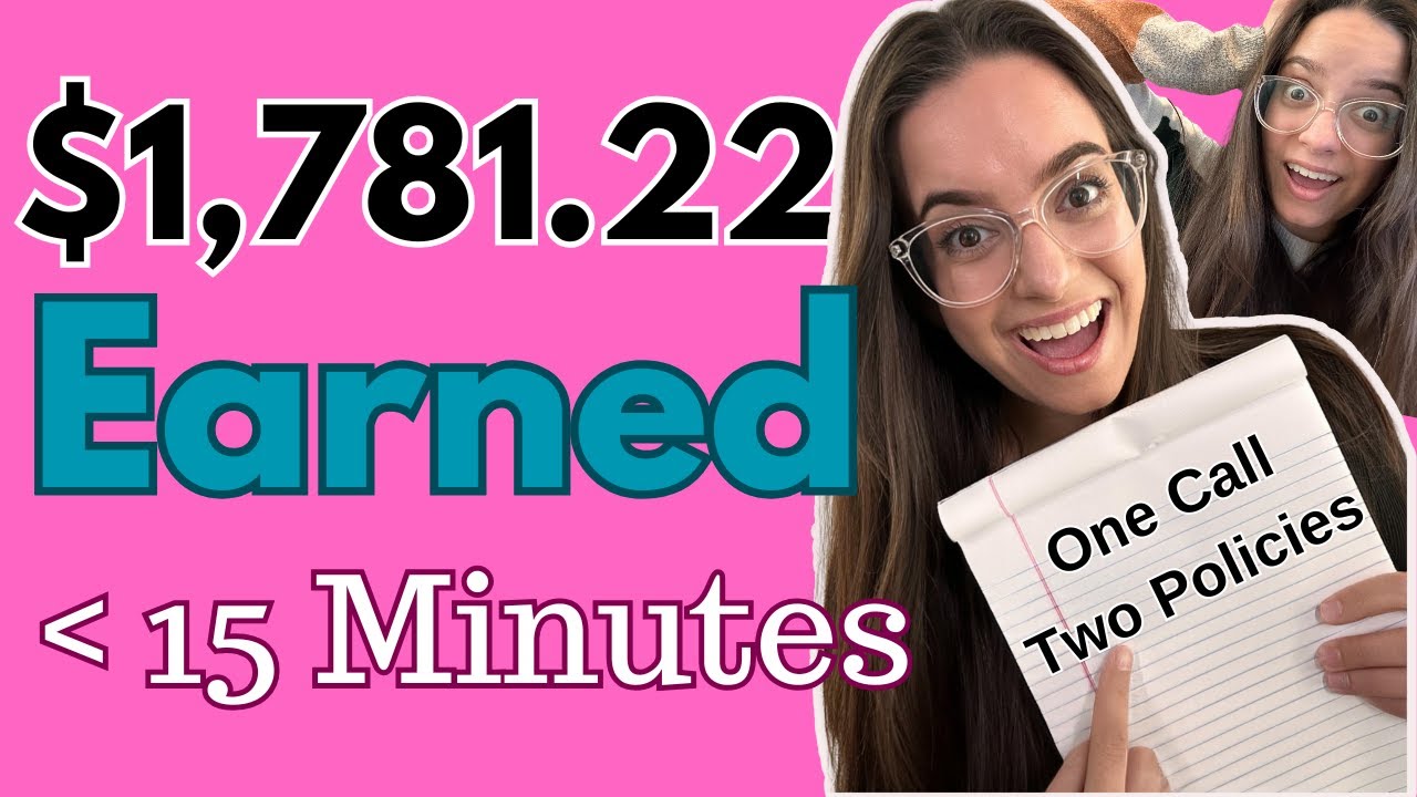 Make $1,781.22 in Life Insurance in 15 Minutes NOT 15 Days!