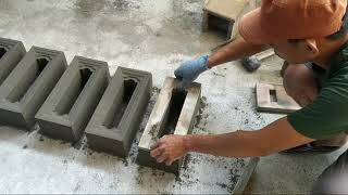 Cara membuat Loster, Angin angin rumah dari beton