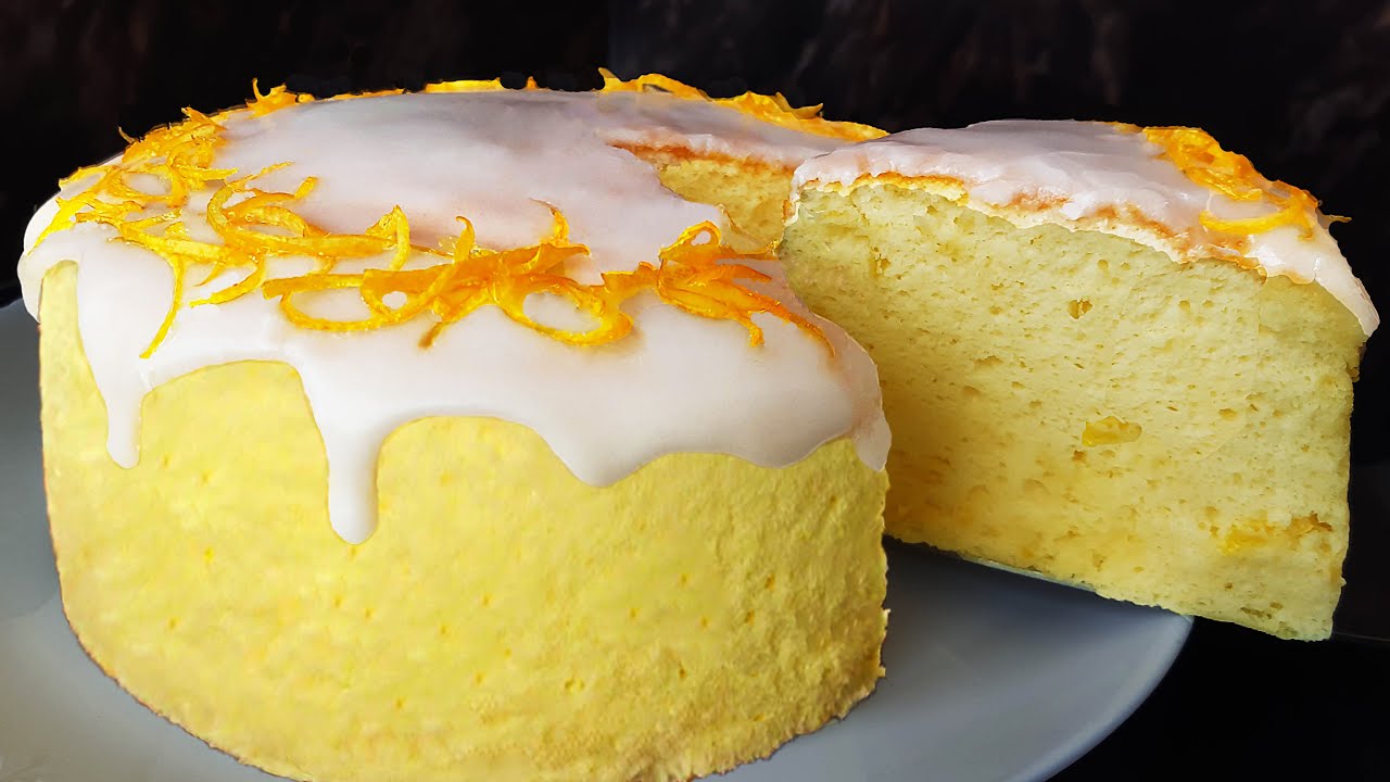 Dies ist kein Kuchen, sondern eine weiche flauschige Wolke. Zitronen-Joghurt-Kuchen!