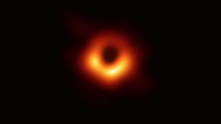 Scientists show first ever images of black hole