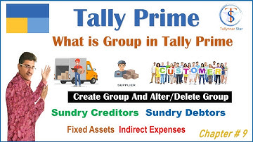 What Is Group In Tally Prime l Create Group And Alter/Delete Group In Tally Prime l हिंदी l # 9