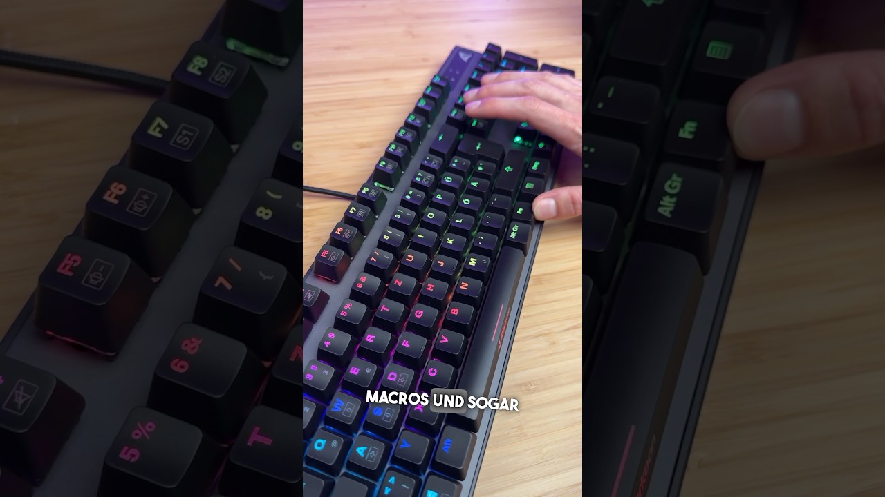 Mechanische Gaming-Tastatur für unter 50 Euro? 🤯 Sharkoon Skiller SGK20 im Check! 🌈 (Werbung) 