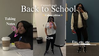 Back to school 2025  *college  edition* | Spring semester | college life vlog| attending classes