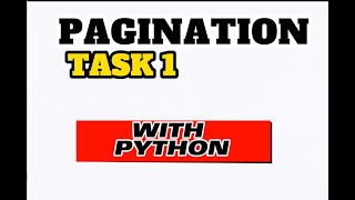 0x00. Pagination