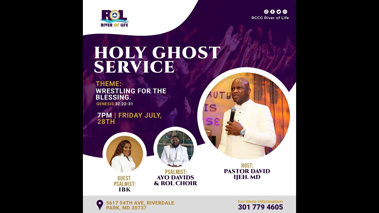 HOLY GHOST SERVICE | Wrestling for the Blessing - YouTube