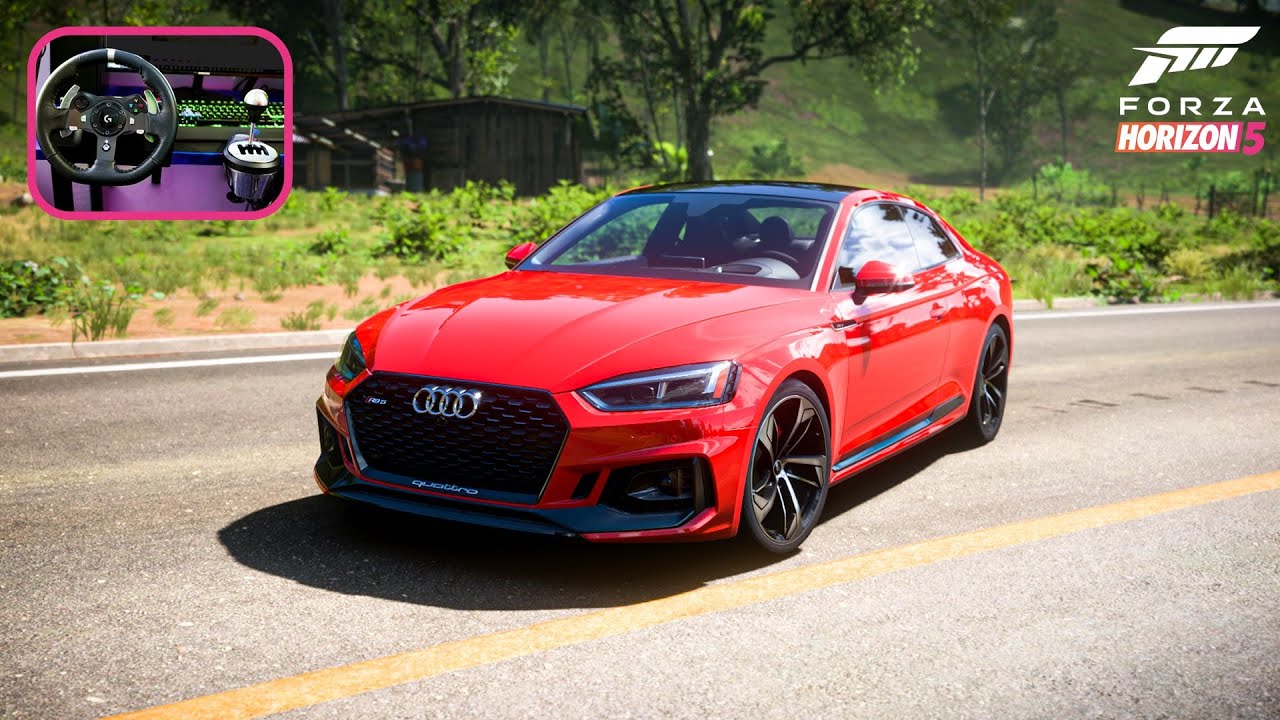 Audi rs5 coupe 2018 forza horizon 5 g920 thrustmaster th8a