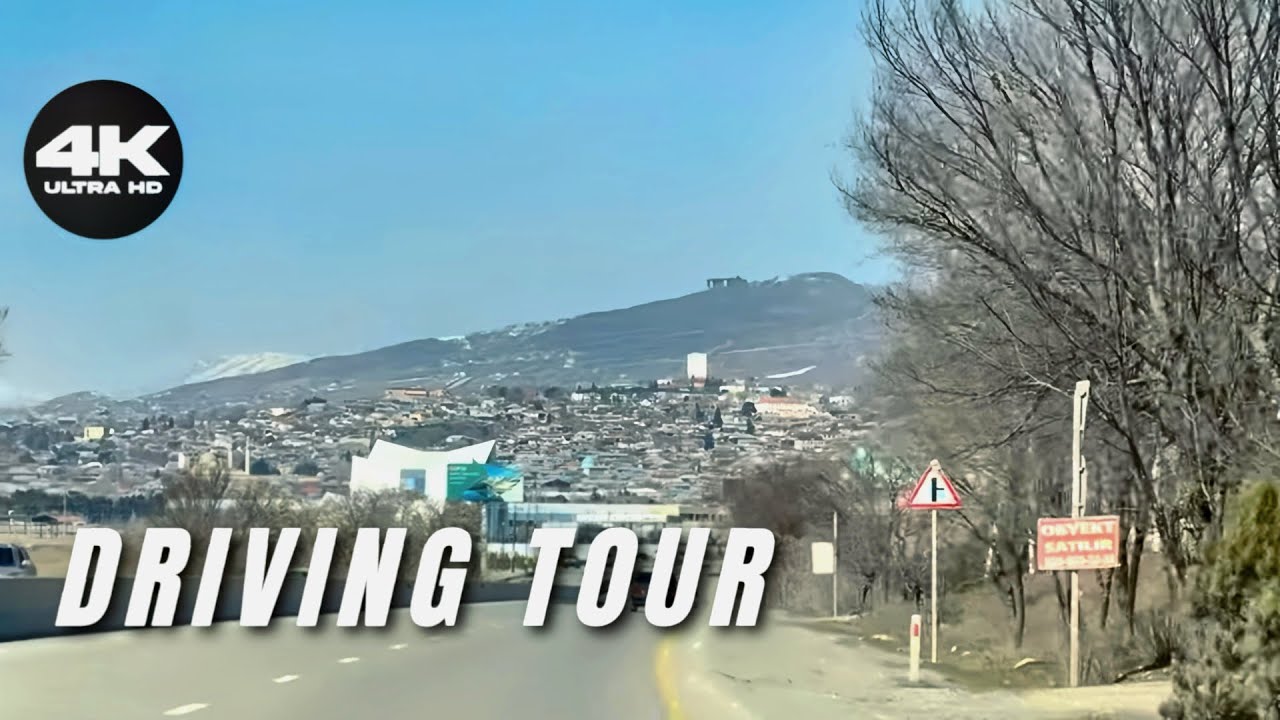 BAKU-SAMAKHI | Azerbaijan | Driving Tour | 4K HDR