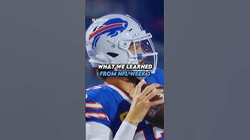 What We Learned From NFL Week 3 #shorts