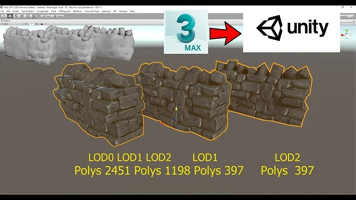 Setting up LODs in Unity in a simple way