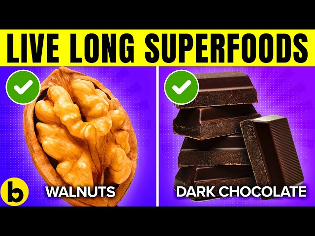 9 SUPERFOODS That Can Help You LIVE LONGER! class=