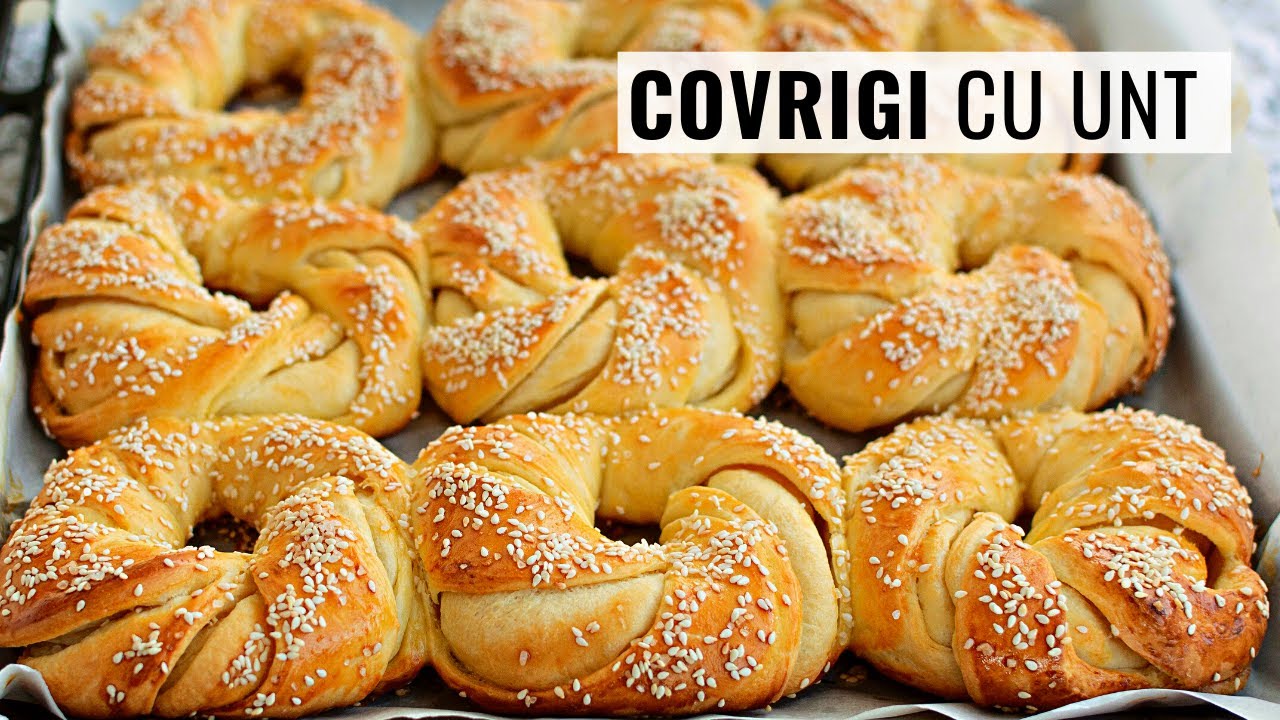 Mult mai buni decât la covrigărie! Rețeta turcească de covrigi pufoși cu unt și susan.