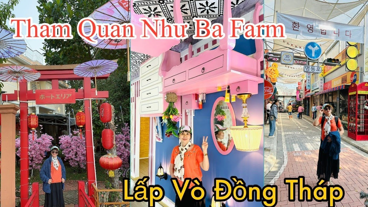 Về Lấp Vò Ghé Như Ba Farm – Không Gian Sinh Thái Đẹp Bất Ngờ | MrDamvlog